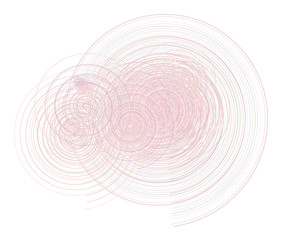 Geometric Conceptual background twirl circle lines pattern for design. Ellipses, creative, circles & digital.