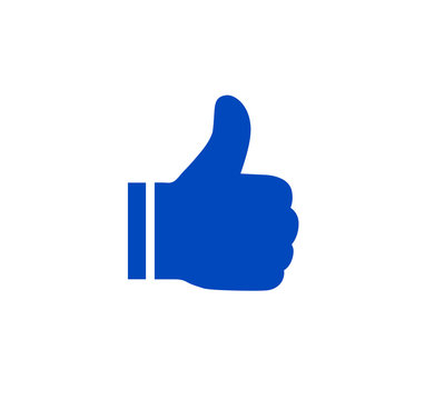 Thumbs up icon for apps and websites 