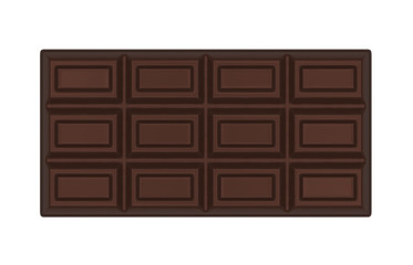 Chocolate Bar Isolated