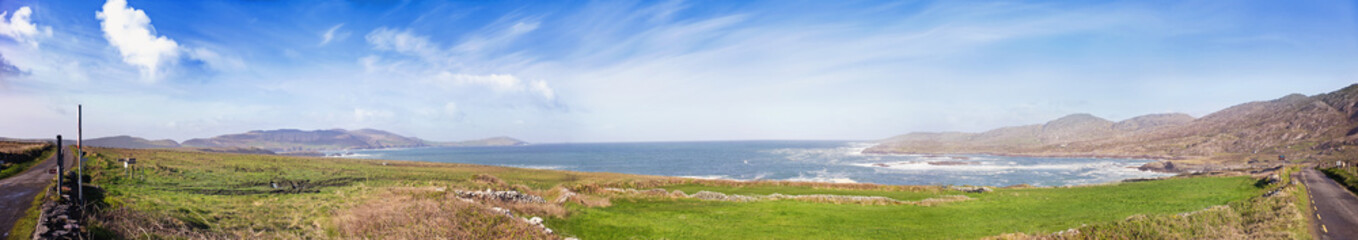 Panoramic landscape in South Allihies