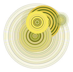 Conceptual background, for web page, graphic design, catalog or texture. Illustration, color, vector & circles.