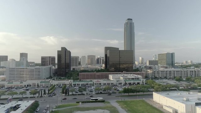 This video is of an aerial the Galleria Mall area in Houston, Texas. This video was filmed in 4k for best image quality.