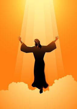 The ascension day of Jesus Christ