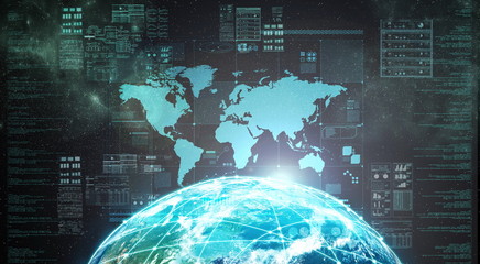 Internet outer space display