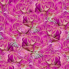  Beautiful roses.Seamless background. Flowers. 