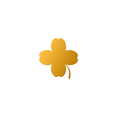 golden 4 leaf clover 