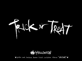 할로윈 포스터 / 손으로 그린 할로윈 그림