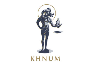 The Egyptian god Khnum.