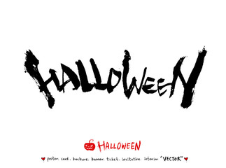 할로윈 포스터 / 손으로 그린 할로윈 그림