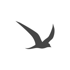 Naklejka premium Vector Logo birds in flight