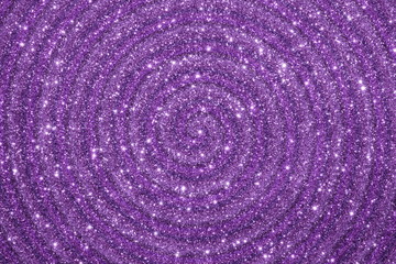  красивый фиолетовый фон из блесток с бликами и боке         