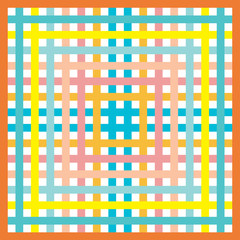 Colorful criss cross