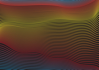 Dark Colour Rainbow Spectrum Background