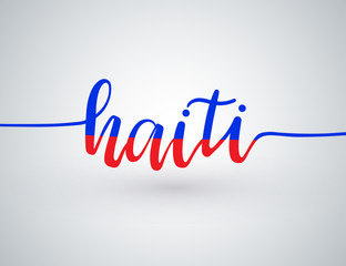 Country Name Written on White Background : Vector Illustration