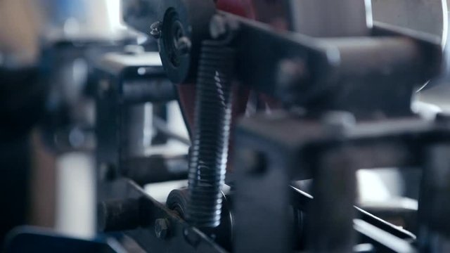 Production, factory machine tools cable