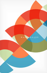 Obraz premium Modern circle abstract background