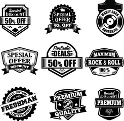 Clasic Retro Badges and Logo
