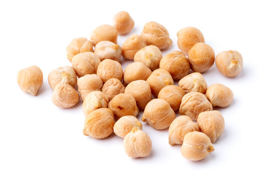 Group of ripe chickpeas