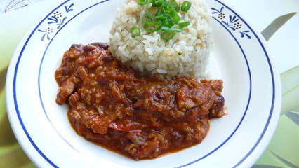 Chili con Carne mit Reis