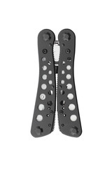 Multitool isolated on white background