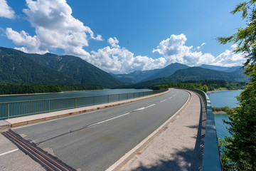 Sylvensteinsee Brücke