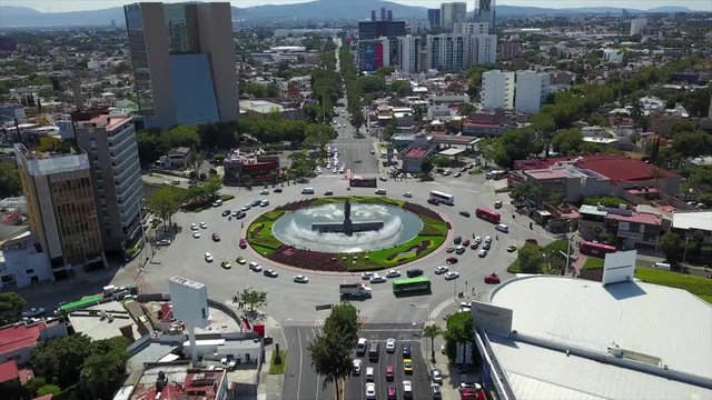 This is a footage that i shoot in Guadalajara, Jalisco, Mexico in which you can see a historic monument of the city, cars, people and the amazing structures.