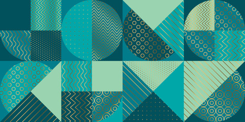 Geometric luxury seamless pattern for background, wrapping paper, - obrazy, fototapety, plakaty