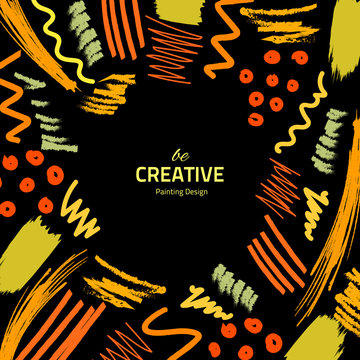 Brushes-yellow-creative-black