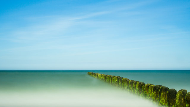 Fototapeta Sea image (long exposure)