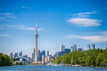 Tuinposter Canada Skyline van Toronto in Canada