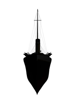 ocean liner silhouette