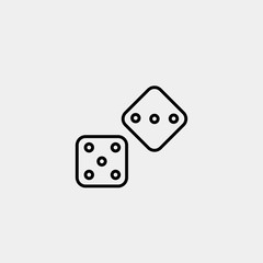 Dice Vector Icon