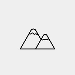 Mountain Vector Icon