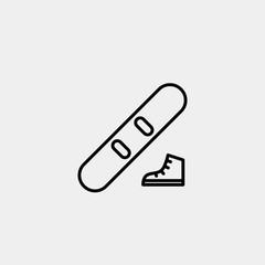 Skiing Vector Icon
