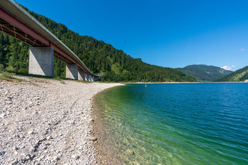 Sylvensteinsee Brücke