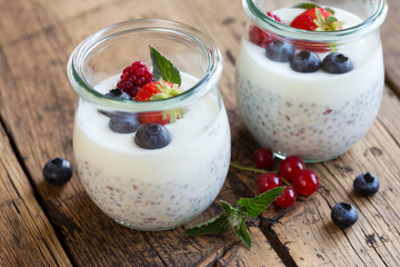 Chia-Samen Pudding