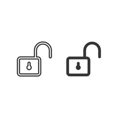 Lock vector icon