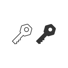 Key vector icon