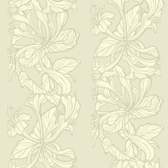 Floral seamless pattern. Flowers roses illustration