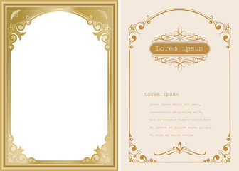 premium invitation or wedding card