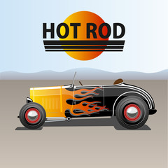 Hot rod car