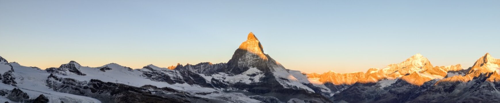 Kanton Bergspitzen bei Zermatt - Matterhorn