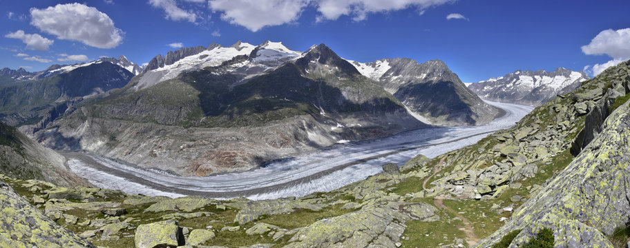 Panoramic Gletscher, Aletschgletsche