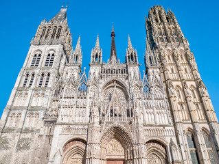 Fototapeta premium Cathédrale Notre-Dame de Rouen, Normandie