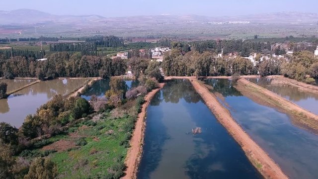 Water treatment and Mounties on the background