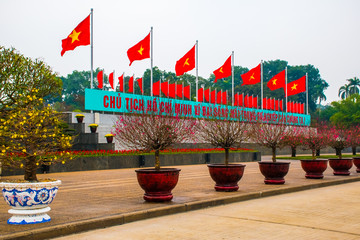 Ho Chi Minh's Mausoleum, Hanoi in Vietnam