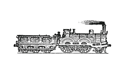 Vintage Steam Train 