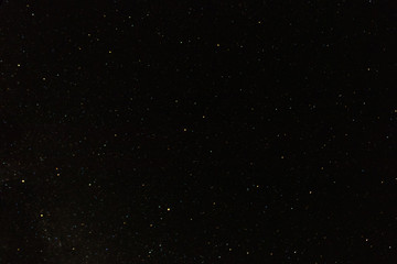 Fototapeta na wymiar Dark night sky with shiny stars for background