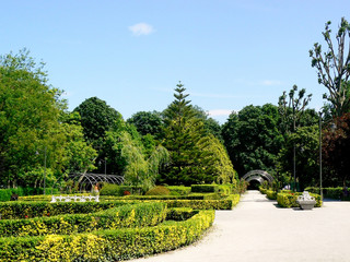 Parque de San Francisco en Oviedo, Asturias. España. Europa