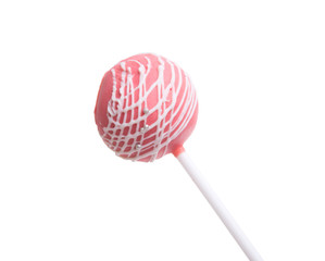 cake-pop candy isolated on the white